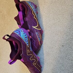Nike Kids Soccer Cleats - Purple and Gold